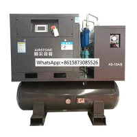 silent type 4 in 1 8bar 1.1m3/min all in one 7.5 kw vsd Industrial screw air compressor with tank