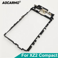 Aocarmo For Sony Xperia XZ2 Compact XZ2mini XZ2C Battery Frame Motherboard Holder Rear Back Camera Bracket Plate Antenna