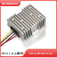 12V to 48V 56V 3A 5A 144W 240W Boost Transformer Voltage Regulator DC DC Converter Step Up Module Power Supply for Car LED Solar