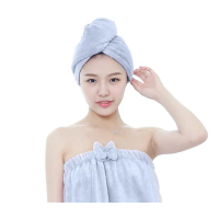【CS22】4入-日式簡約超強吸水速乾包頭巾(乾髮帽/速乾浴帽)