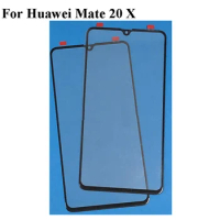 For Huawei Mate 20 X Front LCD Glass Lens touchscreen Touch screen Outer Screen For Huawei Mate 20X Mate20 X Glass without flex