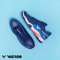 【VICTOR 勝利體育】羽球鞋 超寬楦(A530W BF 軍藍/明亮藍)