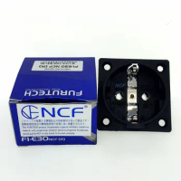 Furutech FI-E30 NCF nano socket pure copper plated Rhodium EU Power plug 8PCS