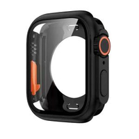 全城熱賣 - 【秒變ultra】適用ApplewatchS9_8_7蘋果手錶全包保護殼膜一體6_5全包-黑色iwatch s7/s8/s9 41mm