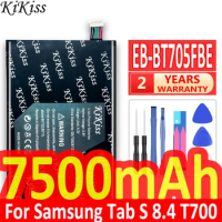 KiKiss Tablet Battery 7500mAh For Samsung GALAXY Tab S 8.4 SM T700 T705 EB-BT705FBC EB-BT705FBE SM-T700