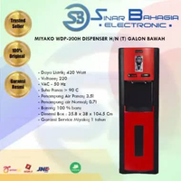 MIYAKO WDP-200 DISPENSER H/C (T) GALON BAWAH (NEW) (KHUSUS BANDUNG)
