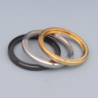 Gold Silver Black Brushed Stainless Steel Watch Case Rims Steel Ring Compatible Seiko SKX007 SKX009 SKX011 SRPD Fashion Bezel