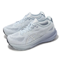 【asics 亞瑟士】慢跑鞋 GEL-Kayano 31 女鞋 灰 藍 支撐 緩衝 運動鞋 亞瑟士(1012B670021)