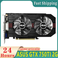 Used ASUS GTX 750TI 2G GDDR5 128bit Gaming Video Graphics Card,good condition,100% tested good!