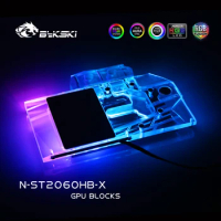 Bykski N-ST2060HB-X, Full Cover Graphics Card Water Cooling Block, For Zotac RTX2060-6GD6 OC HB/GTX1660Ti-6GD6 OC HA