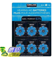 [COSCO代購5] W1296039  Kirkland Signature 科克蘭助聽器電池 Size 675 2入