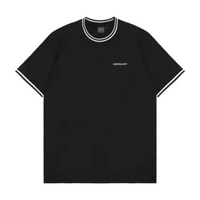 Greenlight Men's T-Shirt Short Sleeve Regular Fit Cotton Mark C081225 Black 2XL