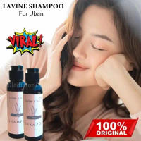 Lavine Shampoo Uban - Shampoo Herbal Penghilang Uban Ampuh Menghitamkan Perawatan Shampo Sampo Ketom