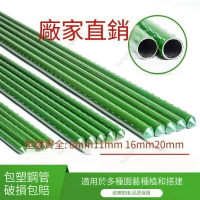 包塑鋼管 豆角 支撐桿 葡萄 蔬菜 攀爬 架子 竹子爬藤架 花架 支架 架桿 蔬菜攀爬架 包塑鋼管 BZ*50根