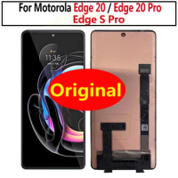 Original For Motorola Moto Edge 20 Pro LCD Display edge20 Touch Screen Digitizer For Moto edge 20pro XT2153-1 display Edge S Pro