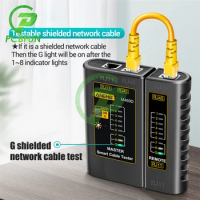 M469D Multifunctional Network Cable Tester RJ45 RJ11 LAN Cable Measuring Instrument Networking Tool Network Repair