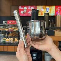 316不鏽鋼搗蒜頭器家用手動胡椒研磨器搗藥擂缽蒜頭臼子