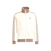 Adidas Classic TT 男款 米白卡其色 立領 休閒 拉鍊 口袋 三線 合身 運動 外套 JP2522