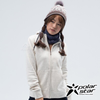 PolarStar 女 刷毛保暖外套『米白』 P18206