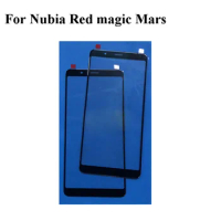 2PCS For Nubia Red magic Mars Front LCD Glass Lens touchscreen NX619J NX 619J Touch screen Outer Screen Glass without flex