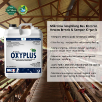 OXYPLUS OXYGUARD 1 Liter Probiotik Penghilang Bau Kotoran Hewan Ternak & Sampah Organik Bakteri Peng