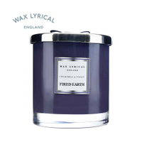 英國Wax Lyrical (FE) 玻璃雙蕊附蓋蠟燭-洋甘菊與紫羅蘭(可燃60小時)