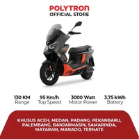 Polytron Fox 350 - Battery as Service - Electric Sepeda Motor Listrik - OTR Aceh, Medan, Palembang,