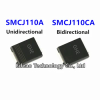 20~100pcs/lot TVS Diode SMCJ110A SMCJ110CA Marking:GHE SMC (DO-214AB)