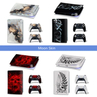 Skin Wrap for PS5 Digital Protective Decal Full Cover for PS5 Digital Console Skin Game Accessories for PS5 Controller Sticker