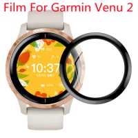 Soft Fibre Glass Protective Film For Garmin Venu 2 Full Curved Cover Screen Protector for Garmin Venu 2 Smart Watch Accessories