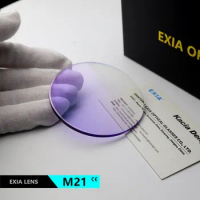 EXIA M21 Light Color Gradient Violet MR-8 1.61 Index SPH 0.00 Eyewear Lenses UV400
