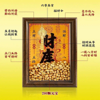 Golden God of Wealth Money Box Frame, Copper Key Frame, 12 Zodiac Decorations, Money Coming Home, Co