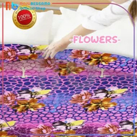 Selimut Bulu Karakter 160X200Cm Selimut Bulu Tebal Selimut Bulu Halus FLOWERS