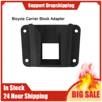Hot AD-Bicycle Carrier Block Adapter For Brompton Folding Bike Bag Rack Holder ABS Front Carrier Block Mounting