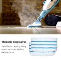 2PCS Mop Pads for Black &amp; Decker Steam Mop FSM1610/1630/1300 Washable and Reusable Replacement Mopping Cloth