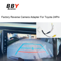 24Pin Factory Reverse Camera Adapter For Toyota Hilux N70 N80 Landcruiser 200 series GXL Rear Camera Retention Cable