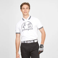 【Munsingwear】企鵝牌 男款白色日本製吸濕速乾短袖POLO衫 MGTT2A01