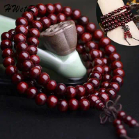 Multilayer Prayer Beads 108 Sandalwood Tibetan Buddhism Mala Sandal Beads Bracelet Necklace For Women Men