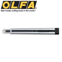 日本OLFA銀色極致系列Limited折刃式美工刀Ltd-02切割刀(黑刃;獨特六角型刀柄;亦適左手;One Touch