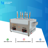 Gas Noodle Boiler Guataka Mesin Perebus Mie 6 Hole Perebusan