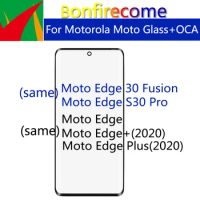 For Motorola Edge 30 Fusion S30 Pro Moto Edge Plus 2022 LCD Front Touch Screen Glass Outer Lens Replacement