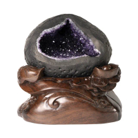 【正佳珠寶】紫水晶頂級5A紫水晶洞6.5kg擺件