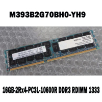 1PCS For DELL SNPMGY5TC/16G 16GB-2Rx4-PC3L-10600R Memory DDR3 RDIMM 1333 M393B2G70BH0-YH9