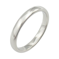 【二手名牌BRAND OFF】Tiffany & Co 蒂芬妮 Pt950柏金 Tiffany Forever Wedding 戒指 #14.5