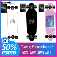 Skateboard Professional Longboard Flat-Rocker Board Steel Bearing PU Wheels Complete Board Teenagerd High Speed Drift Skateboard