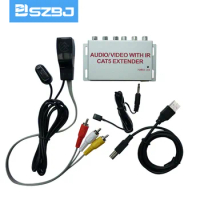 SZBJ Digital TV set-top box remote control sharing, AV audio and video sharing receiver transmitter infrared forwarding