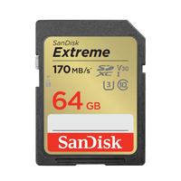 【EC數位】SanDisk Extreme SDHC SDXC UHS-I 64GB 170MB/秒 記憶卡