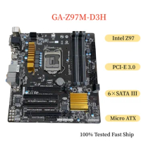 For Gigabyte GA-Z97M-D3H Motherboard 32GB LGA 1150 DDR3 Micro ATX Mainboard 100% Tested Fast Ship
