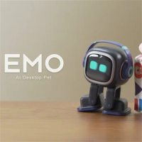 Smart EMO Robot Companion Ai Toy Cute Emopet Intelligent AI Voice Electronic Pet Mini Toys Robots Desktop Decoration Adult Gift