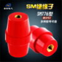 SM76引進絕緣子 孔M10高低壓絕緣柱配電箱零地排用紅色絕緣子